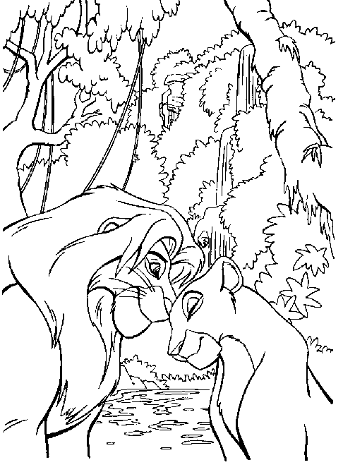 Dibujo para colorear: The Lion King (Películas de animación) #73764 - Dibujos para Colorear e Imprimir Gratis