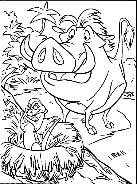 Dibujo para colorear: The Lion King (Películas de animación) #73777 - Dibujos para Colorear e Imprimir Gratis