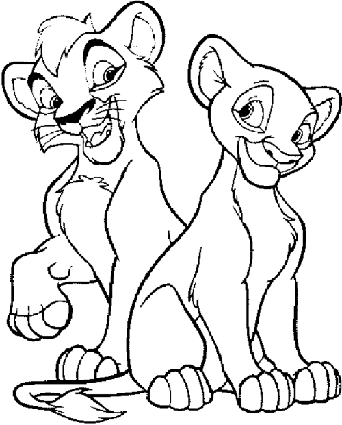 Dibujo para colorear: The Lion King (Películas de animación) #73791 - Dibujos para Colorear e Imprimir Gratis