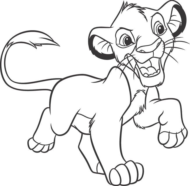 Dibujo para colorear: The Lion King (Películas de animación) #73804 - Dibujos para Colorear e Imprimir Gratis