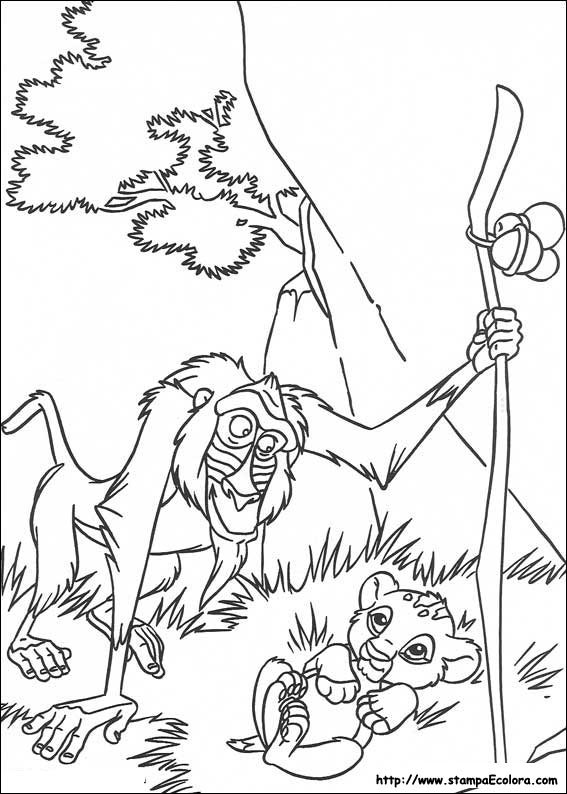 Dibujo para colorear: The Lion King (Películas de animación) #73832 - Dibujos para Colorear e Imprimir Gratis