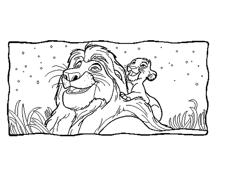 Dibujo para colorear: The Lion King (Películas de animación) #73858 - Dibujos para Colorear e Imprimir Gratis