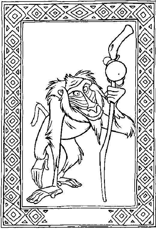 Dibujo para colorear: The Lion King (Películas de animación) #73945 - Dibujos para Colorear e Imprimir Gratis