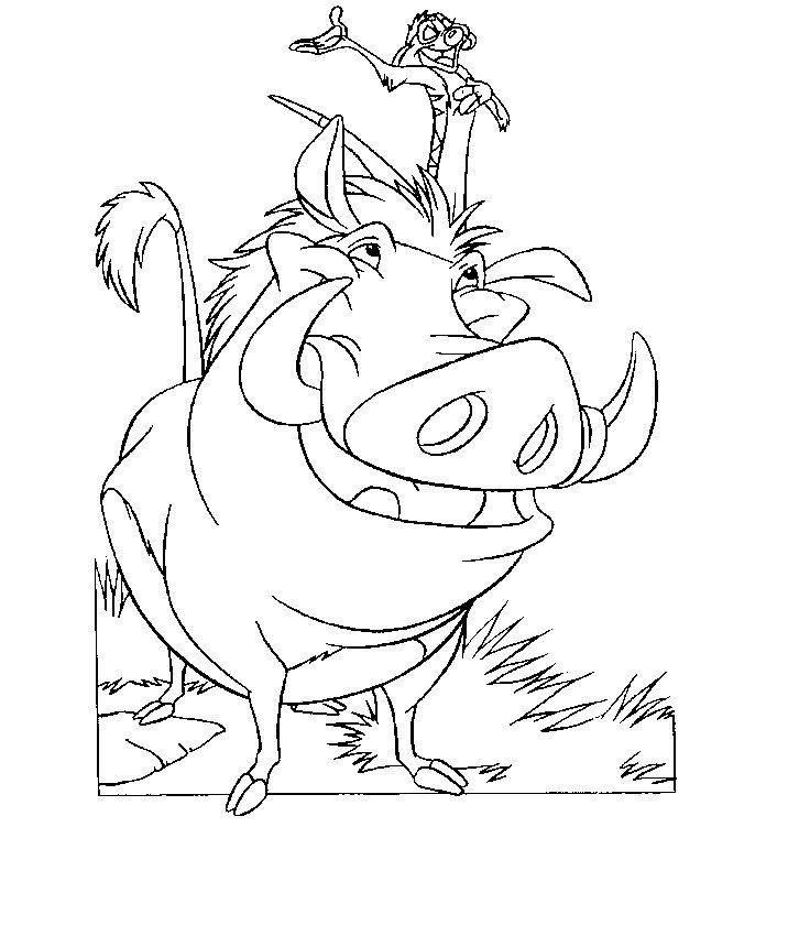 Dibujo para colorear: The Lion King (Películas de animación) #73953 - Dibujos para Colorear e Imprimir Gratis