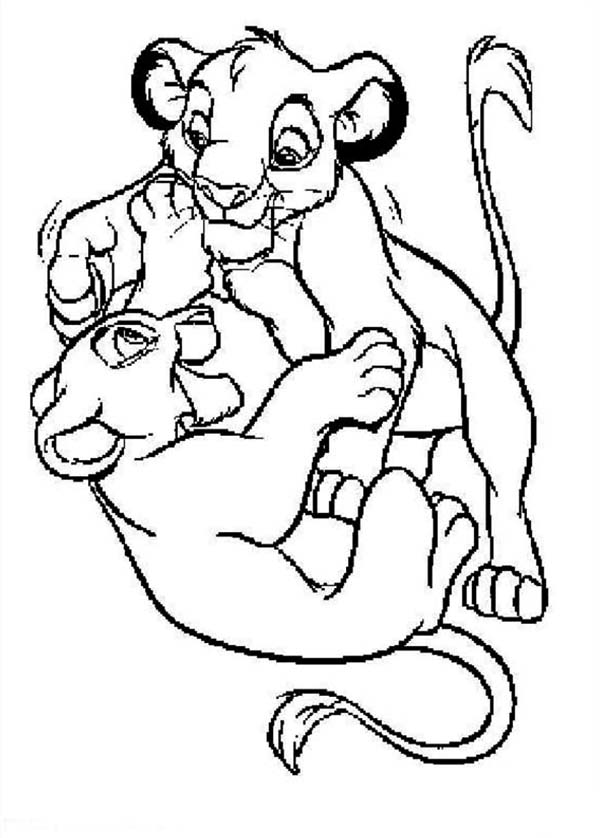 Dibujo para colorear: The Lion King (Películas de animación) #73972 - Dibujos para Colorear e Imprimir Gratis