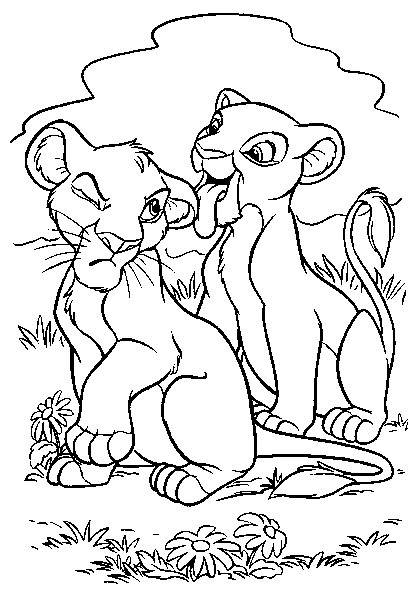 Dibujo para colorear: The Lion King (Películas de animación) #74005 - Dibujos para Colorear e Imprimir Gratis