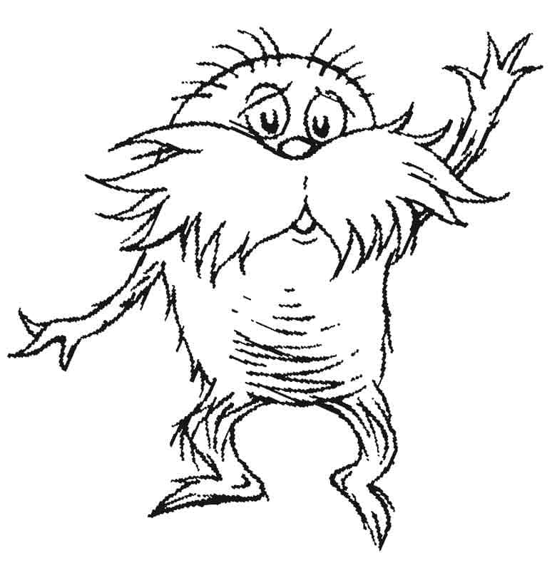 Dibujo para colorear: The Lorax (Películas de Animación) #203479 - Dibujos para Colorear e Imprimir Gratis