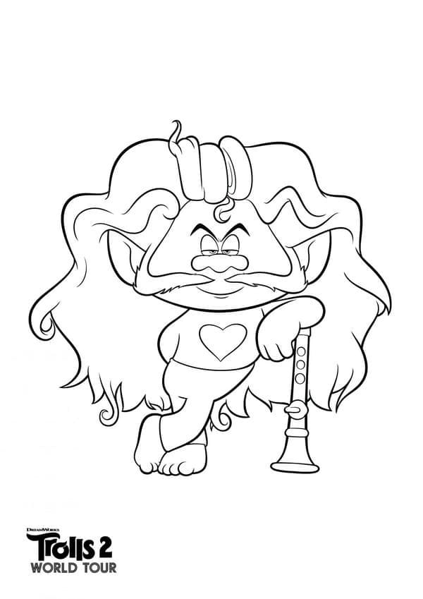 Dibujo gratuito The Trolls #191453 de la coleccion Películas de Animación para imprimir