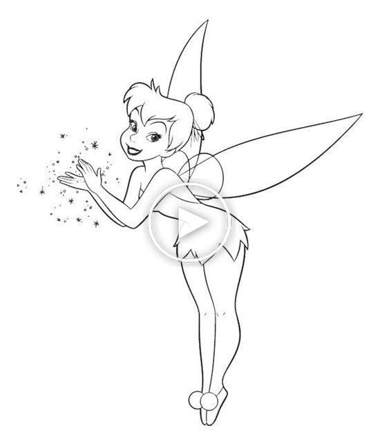 Dibujo para colorear: Tinker Bell (Películas de animación) #170494 - Dibujos para Colorear e Imprimir Gratis