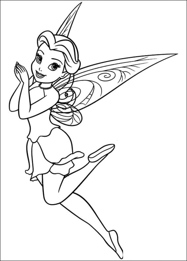 Dibujo para colorear: Tinker Bell (Películas de animación) #170495 - Dibujos para Colorear e Imprimir Gratis