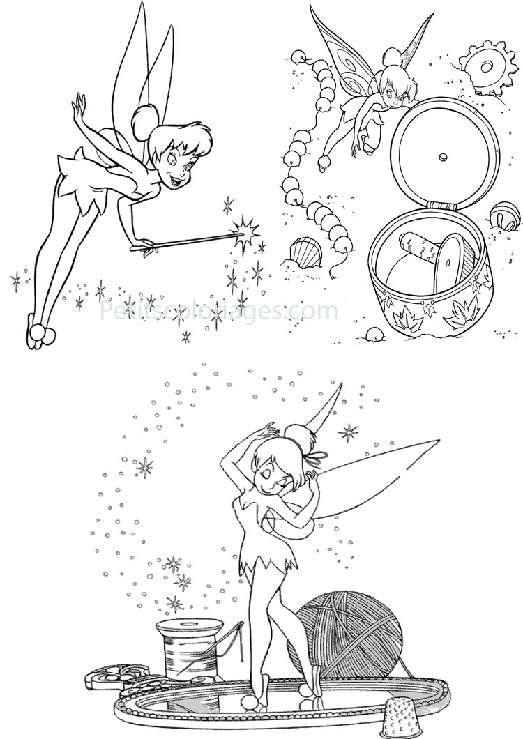 Dibujo para colorear: Tinker Bell (Películas de animación) #170540 - Dibujos para Colorear e Imprimir Gratis
