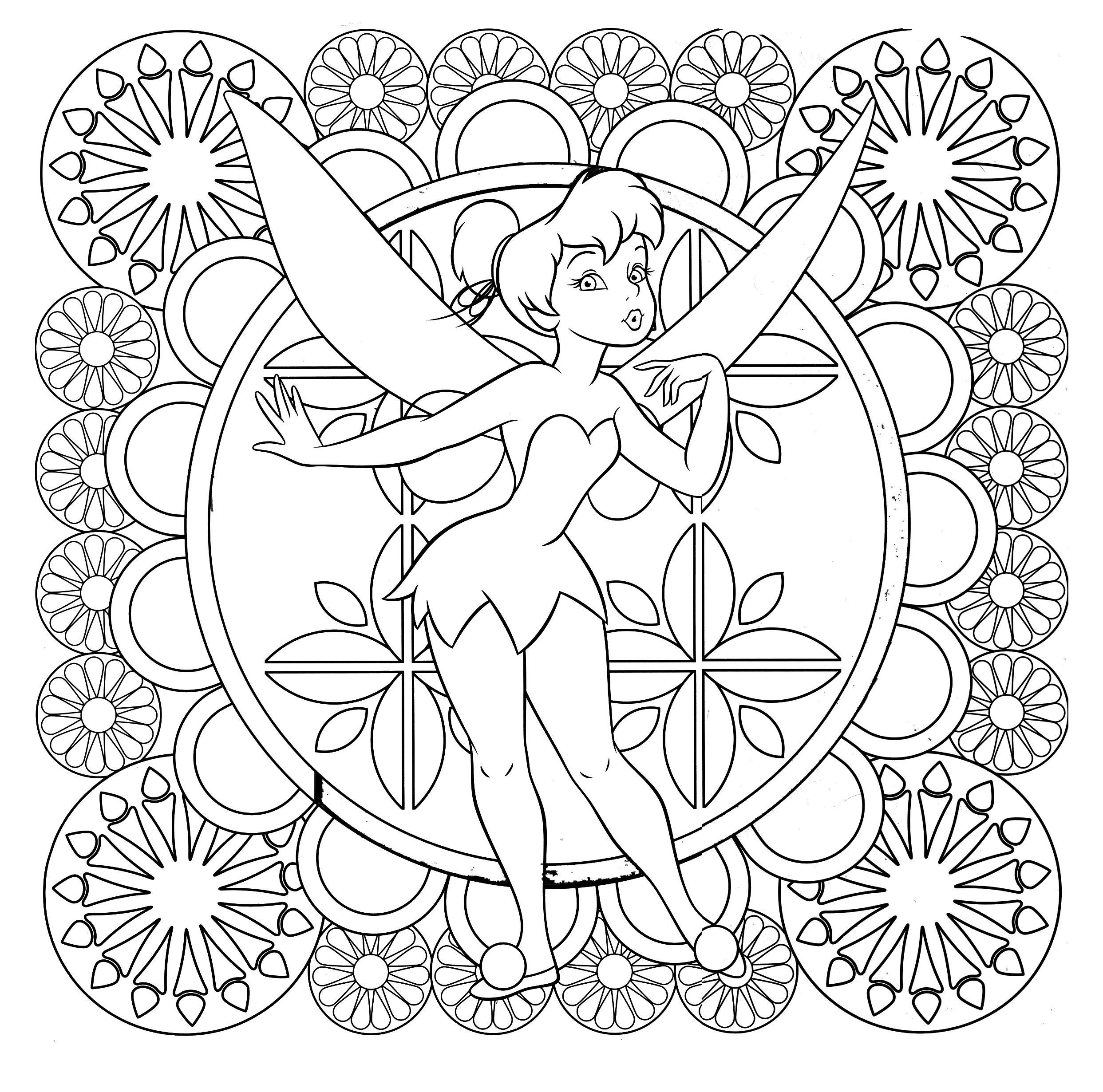 Dibujo para colorear: Tinker Bell (Películas de animación) #170552 - Dibujos para Colorear e Imprimir Gratis