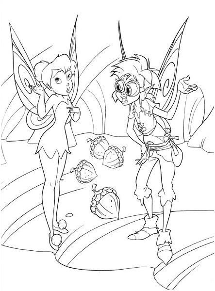 Dibujo para colorear: Tinker Bell (Películas de animación) #170554 - Dibujos para Colorear e Imprimir Gratis