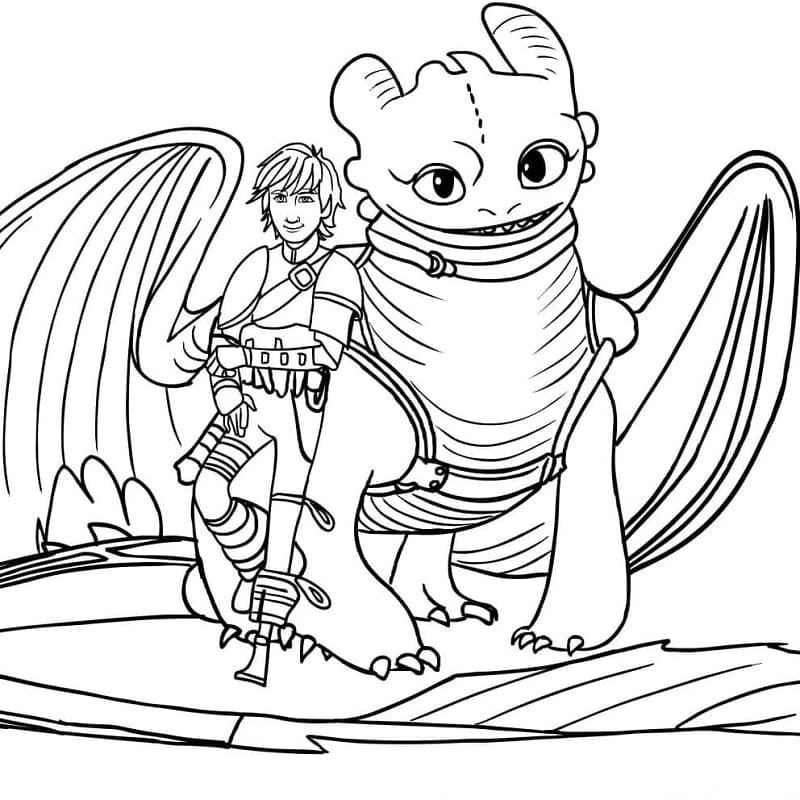 Dibujo gratuito Toothless #179851 de la coleccion Películas de Animación para imprimir