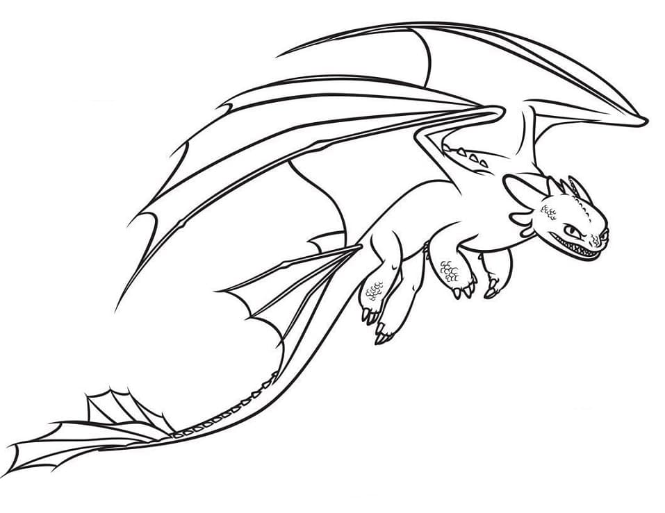 Dibujo gratuito Toothless #179867 de la coleccion Películas de Animación para imprimir