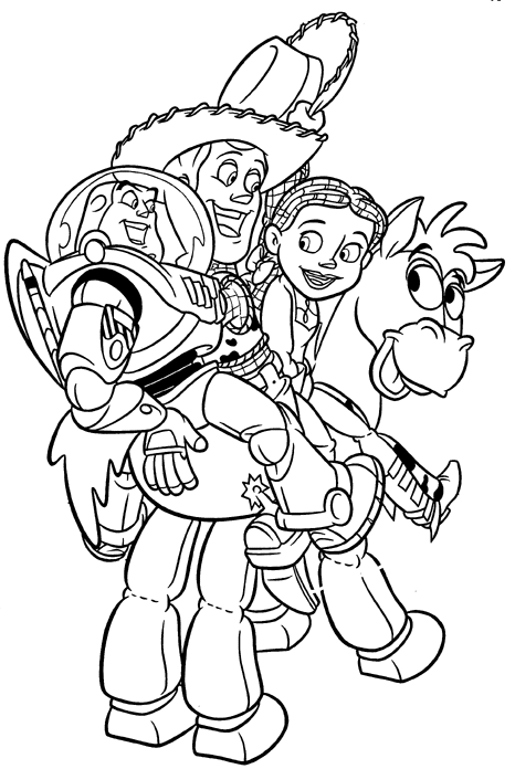 Dibujo para colorear: Toy Story (Películas de animación) #72540 - Dibujos para Colorear e Imprimir Gratis