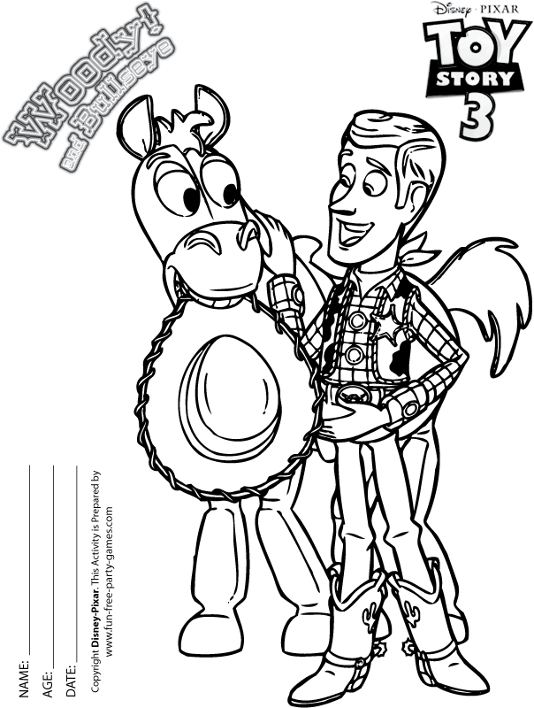 Dibujo para colorear: Toy Story (Películas de animación) #72607 - Dibujos para Colorear e Imprimir Gratis