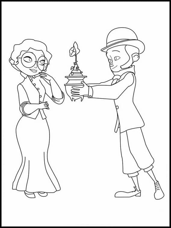 Dibujo gratuito Un Monstruo en París #194978 de la coleccion Películas de Animación para imprimir