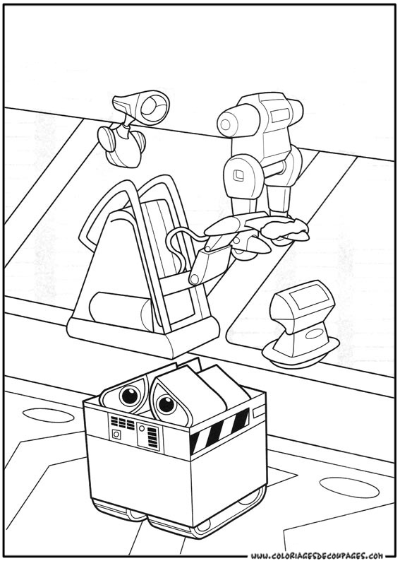 Dibujo para colorear: Wall-E (Películas de animación) #132060 - Dibujos para Colorear e Imprimir Gratis