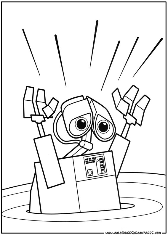 Dibujo para colorear: Wall-E (Películas de animación) #132062 - Dibujos para Colorear e Imprimir Gratis