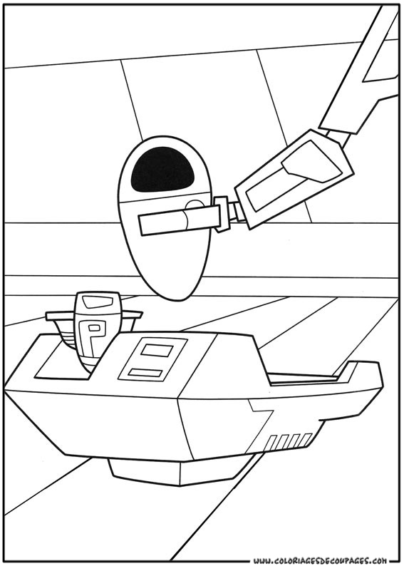 Dibujo para colorear: Wall-E (Películas de animación) #132068 - Dibujos para Colorear e Imprimir Gratis