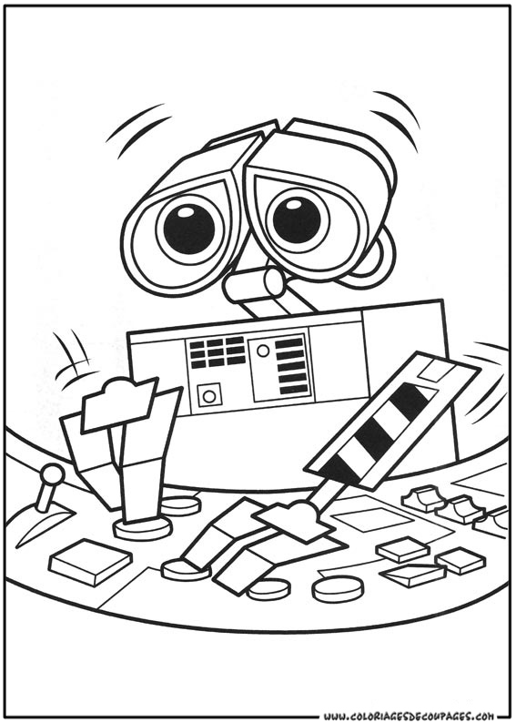 Dibujo para colorear: Wall-E (Películas de animación) #132078 - Dibujos para Colorear e Imprimir Gratis