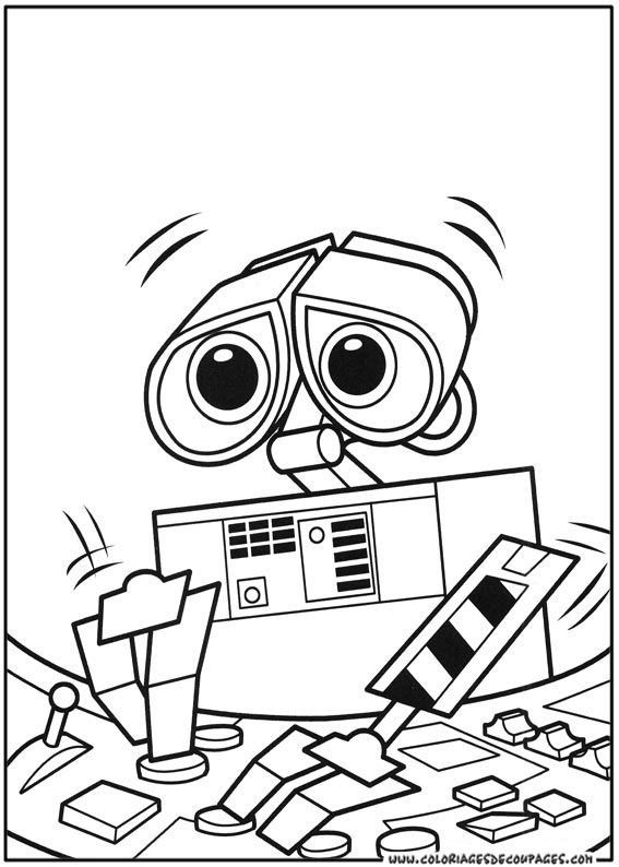 Dibujo para colorear: Wall-E (Películas de animación) #132116 - Dibujos para Colorear e Imprimir Gratis