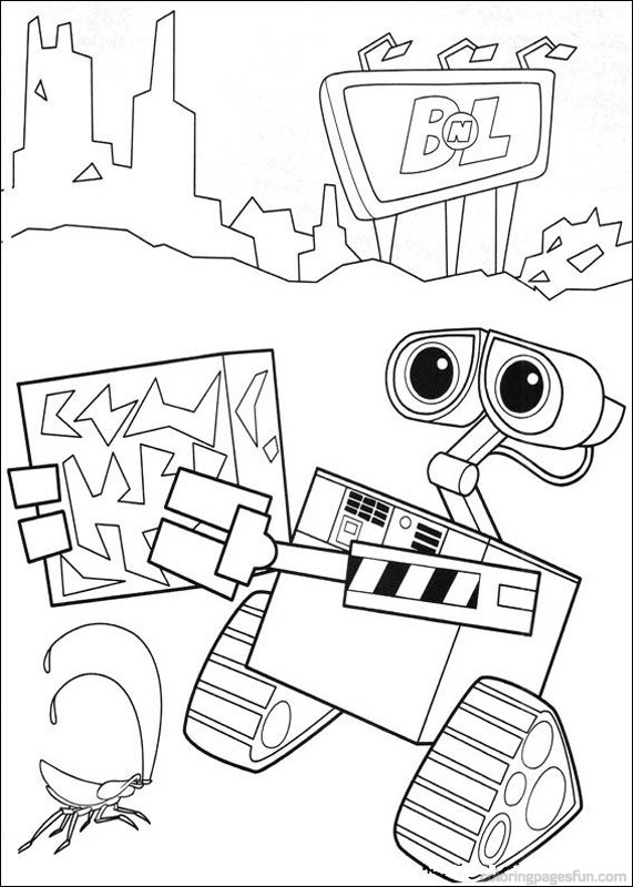 Dibujo para colorear: Wall-E (Películas de animación) #132138 - Dibujos para Colorear e Imprimir Gratis