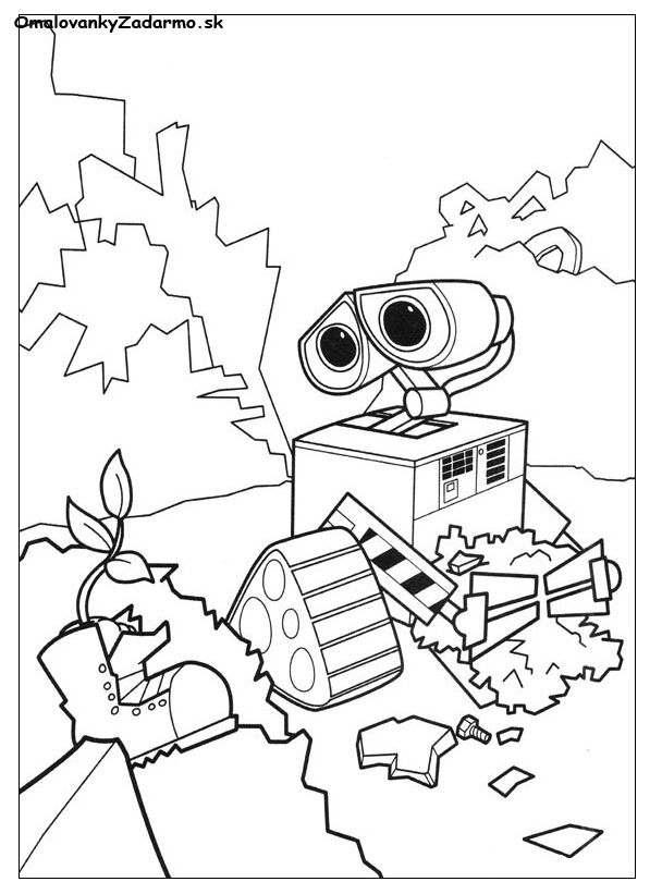 Dibujo para colorear: Wall-E (Películas de animación) #132189 - Dibujos para Colorear e Imprimir Gratis