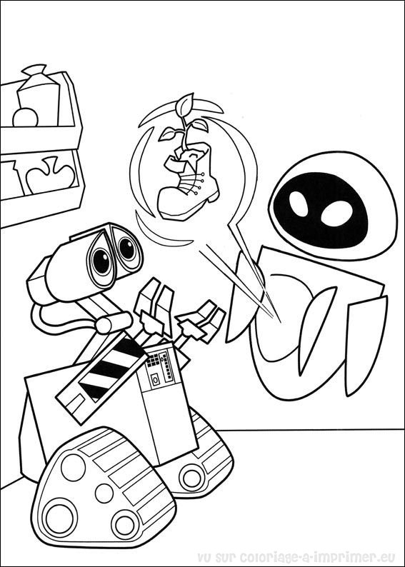 Dibujo para colorear: Wall-E (Películas de animación) #132190 - Dibujos para Colorear e Imprimir Gratis