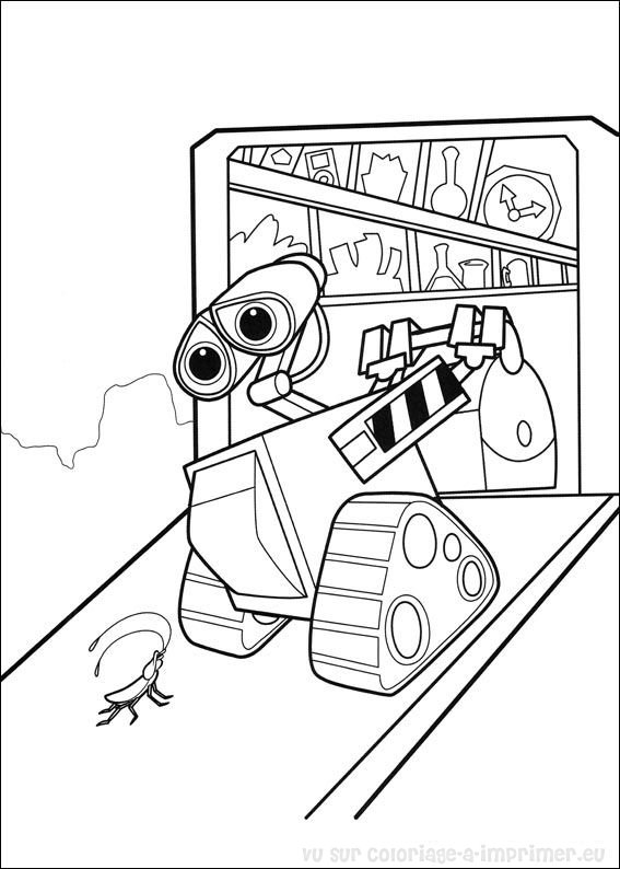 Dibujo para colorear: Wall-E (Películas de animación) #132213 - Dibujos para Colorear e Imprimir Gratis