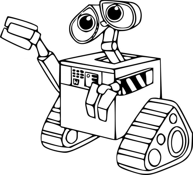 Dibujo gratuito WALL-E #206015 de la coleccion Películas de Animación para imprimir
