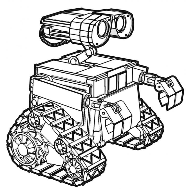 Dibujo gratuito WALL-E #206016 de la coleccion Películas de Animación para imprimir
