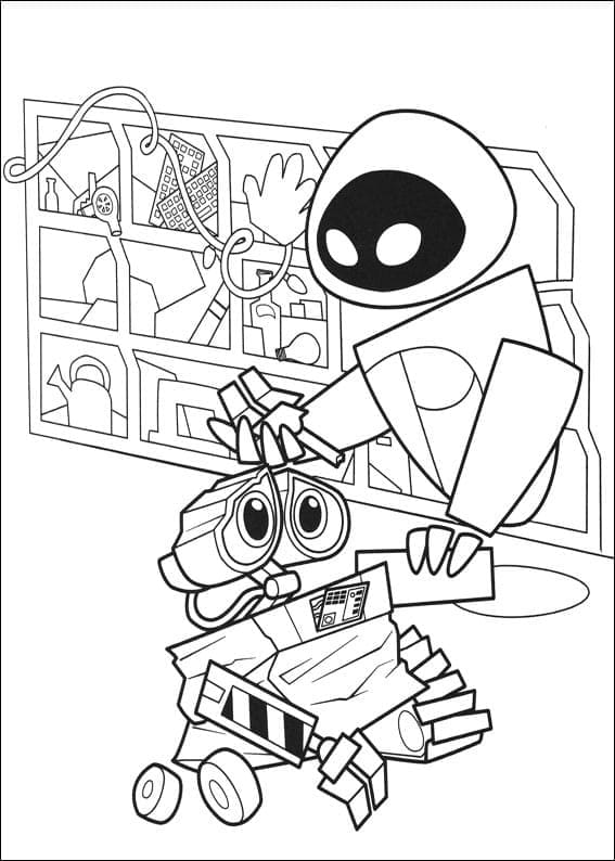 Dibujo gratuito WALL-E #206028 de la coleccion Películas de Animación para imprimir