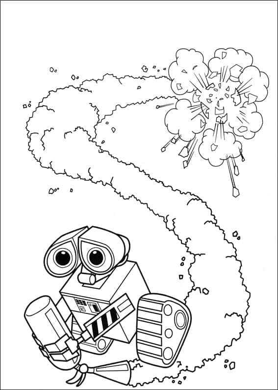 Dibujo gratuito WALL-E #206033 de la coleccion Películas de Animación para imprimir