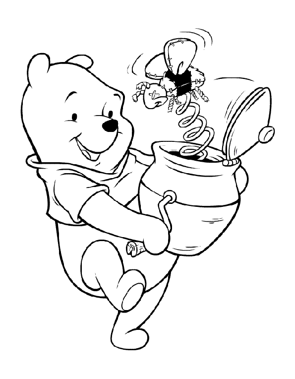 Dibujo para colorear: Winnie the Pooh (Películas de animación) #28626 - Dibujos para Colorear e Imprimir Gratis