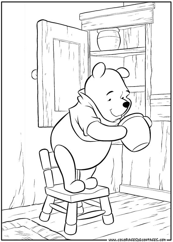 Dibujo para colorear: Winnie the Pooh (Películas de animación) #28661 - Dibujos para Colorear e Imprimir Gratis