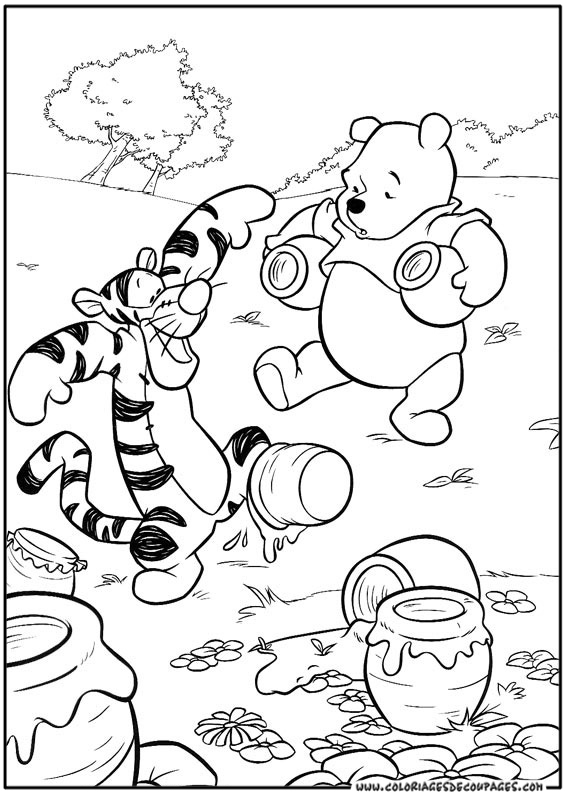 Dibujo para colorear: Winnie the Pooh (Películas de animación) #28675 - Dibujos para Colorear e Imprimir Gratis