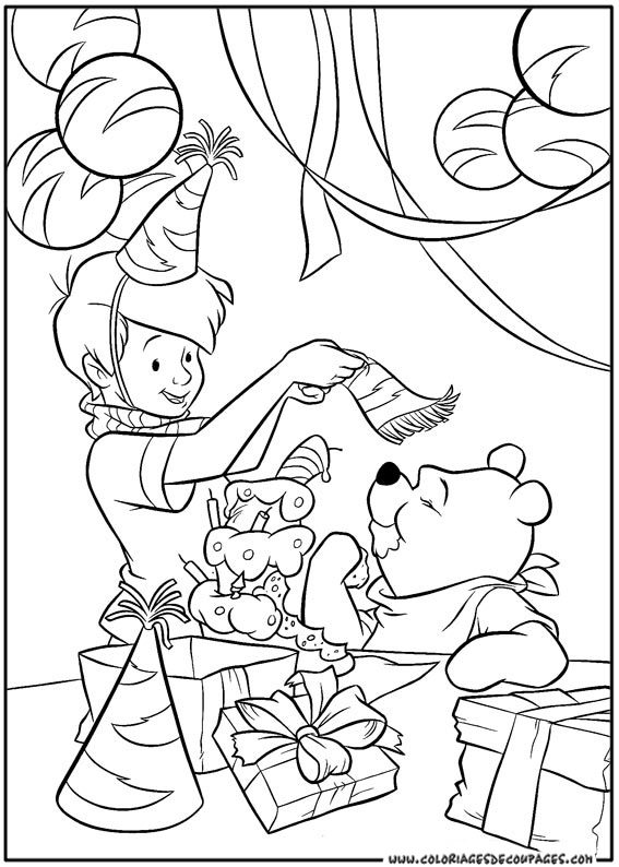 Dibujo para colorear: Winnie the Pooh (Películas de animación) #28678 - Dibujos para Colorear e Imprimir Gratis