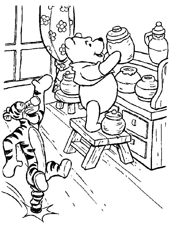 Dibujo para colorear: Winnie the Pooh (Películas de animación) #28694 - Dibujos para Colorear e Imprimir Gratis