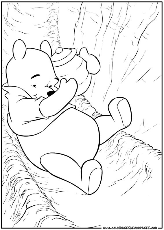 Dibujo para colorear: Winnie the Pooh (Películas de animación) #28701 - Dibujos para Colorear e Imprimir Gratis