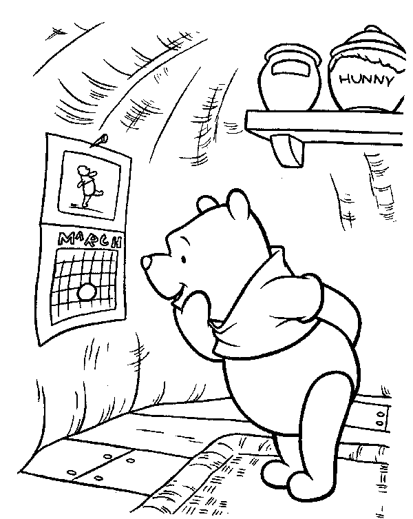 Dibujo para colorear: Winnie the Pooh (Películas de animación) #28727 - Dibujos para Colorear e Imprimir Gratis