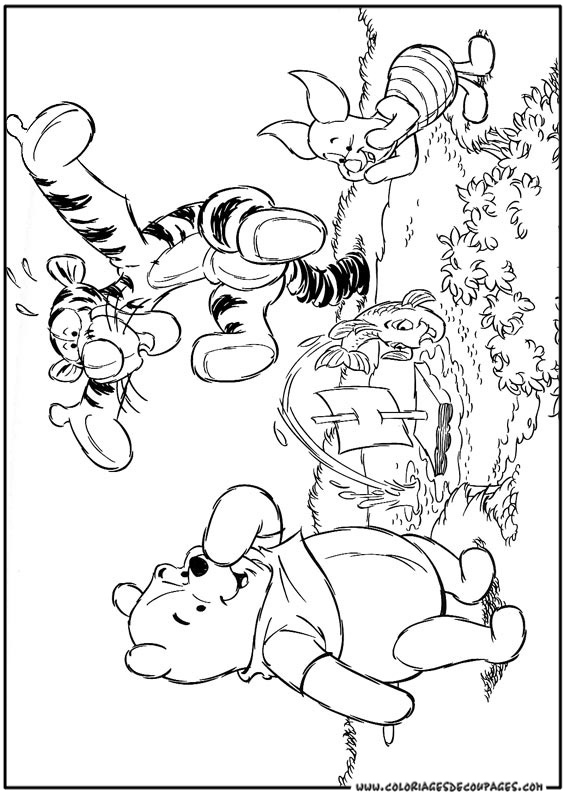 Dibujo para colorear: Winnie the Pooh (Películas de animación) #28730 - Dibujos para Colorear e Imprimir Gratis