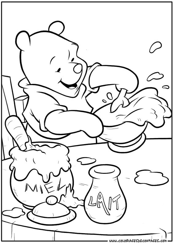 Dibujo para colorear: Winnie the Pooh (Películas de animación) #28733 - Dibujos para Colorear e Imprimir Gratis