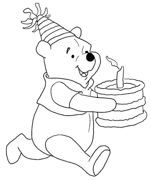 Dibujo para colorear: Winnie the Pooh (Películas de animación) #28734 - Dibujos para Colorear e Imprimir Gratis