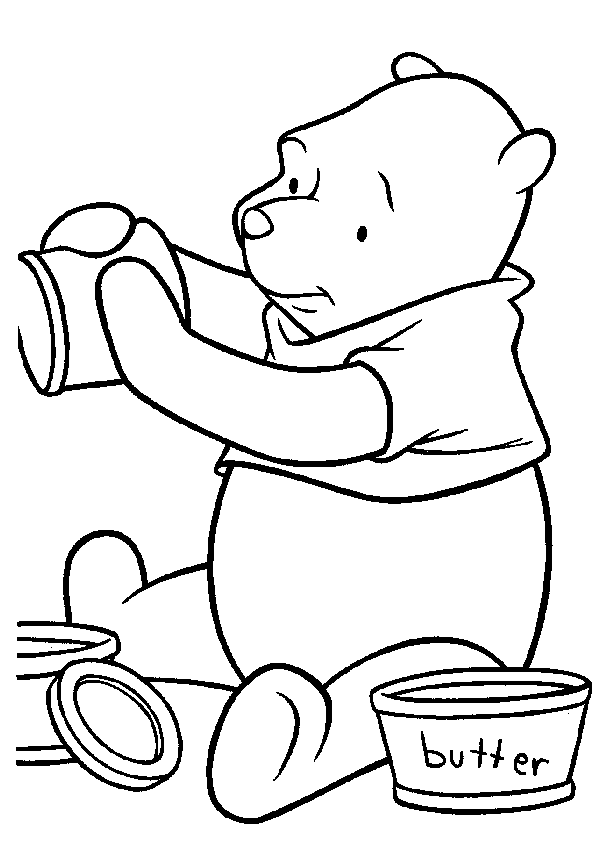 Dibujo para colorear: Winnie the Pooh (Películas de animación) #28748 - Dibujos para Colorear e Imprimir Gratis