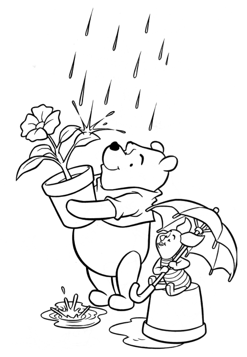 Dibujo para colorear: Winnie the Pooh (Películas de animación) #28756 - Dibujos para Colorear e Imprimir Gratis