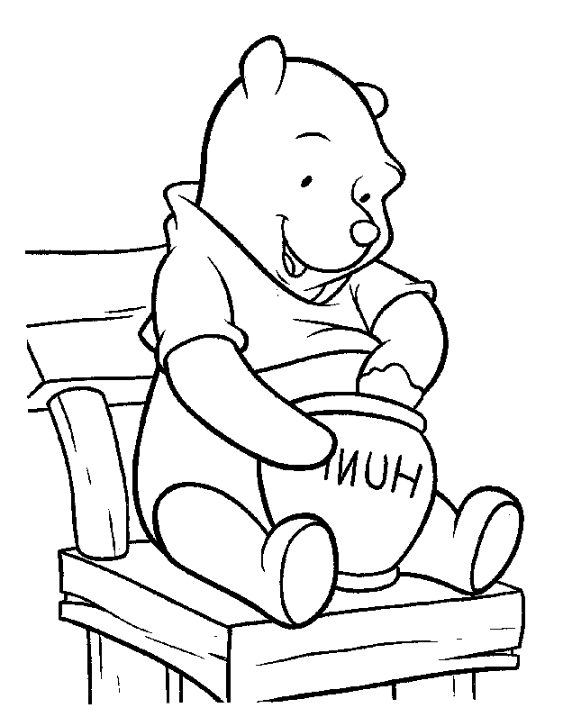 Dibujo para colorear: Winnie the Pooh (Películas de animación) #28769 - Dibujos para Colorear e Imprimir Gratis