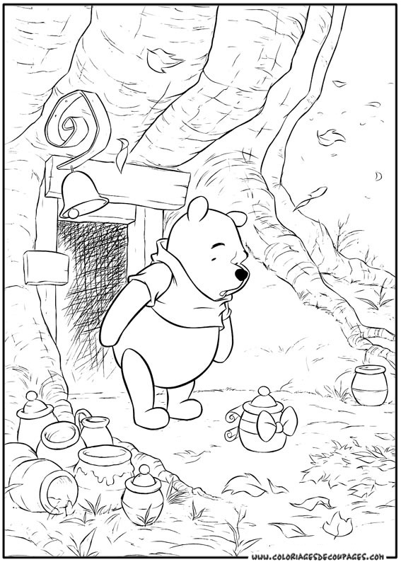 Dibujo para colorear: Winnie the Pooh (Películas de animación) #28771 - Dibujos para Colorear e Imprimir Gratis