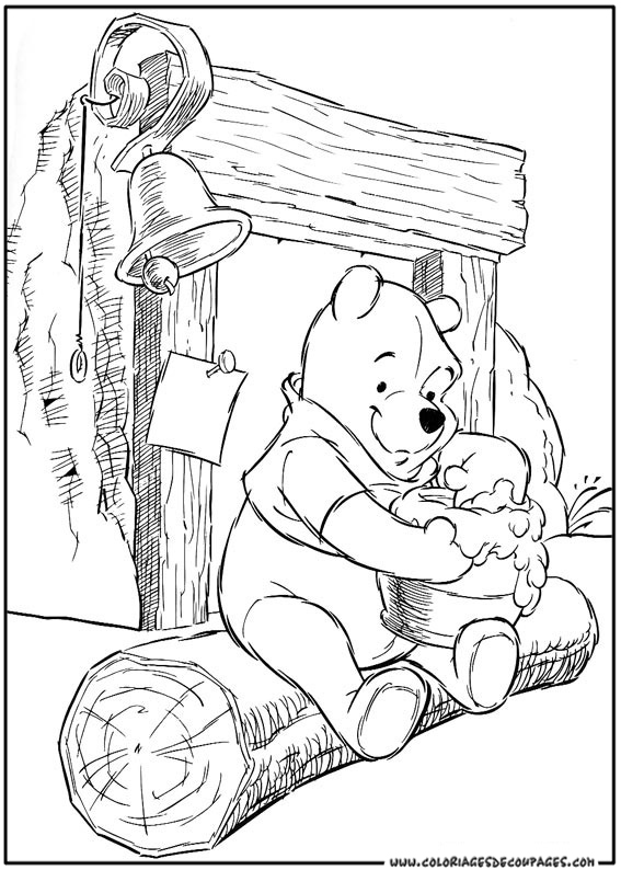 Dibujo para colorear: Winnie the Pooh (Películas de animación) #28774 - Dibujos para Colorear e Imprimir Gratis